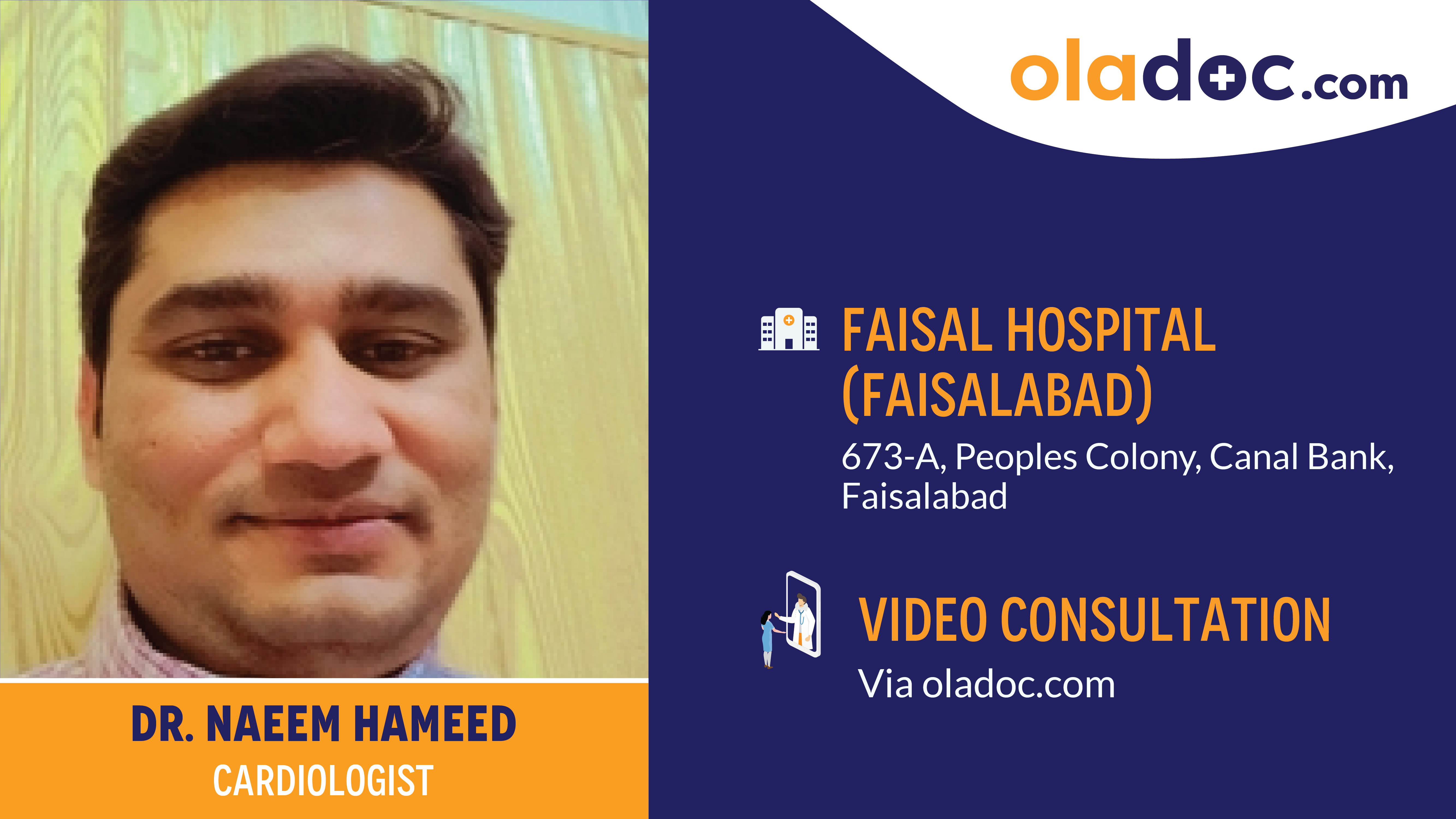 Practice locations of Dr.Naeem Hameed